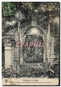 Old Postcard Montreuil Sur Mer Ruins Finding himself in the M Property of the...