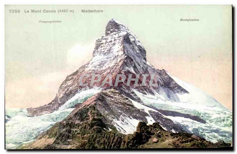Old Postcard The Matterhorn Matterhorn