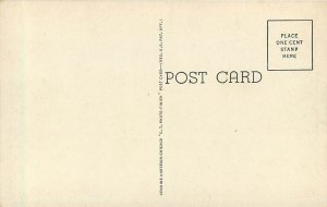 c1940 Printed Postcard; New High School, Sullivan IN Unposted