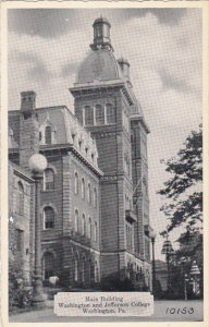 Pennsylvania Washington Main Building Washington and Jefferson College Dexter...