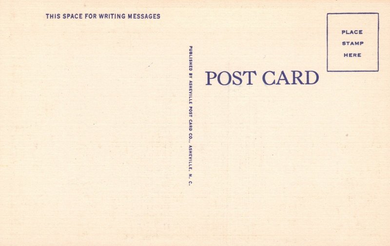 Vintage Postcard 1930's Junior High School Bristol Va. Virginia