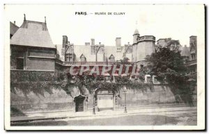 Paris Old Postcard Musee Cluny