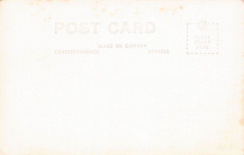 J80/ Prince Albert Sask. Canada RPPC Postcard c1940s Central Ave Stores 5