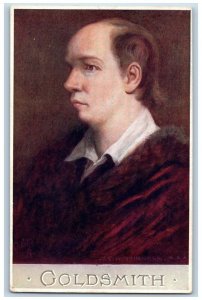 C W Quinnell Signed Postcard Goldsmith Studio Men Of Letters Oilette Tuck c1910s