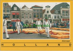 Food & Drink Postcard - Holland / Netherlands, Cheese, Alkmaar Kaasmarkt RR13723