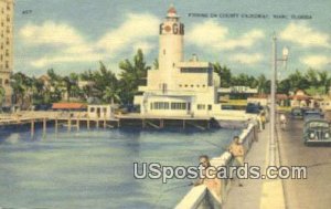 Fishing, County Causeway - Miami, Florida FL  