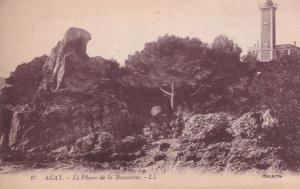 Saint Raphael  Agay France Le Phare de la Baumette Old Postcard