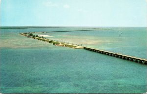 postcard Florida bridges - The Overseas Highway