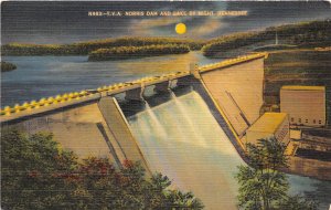 Norris Tennessee 1947 Postcard TVA Norris Dam & Lake