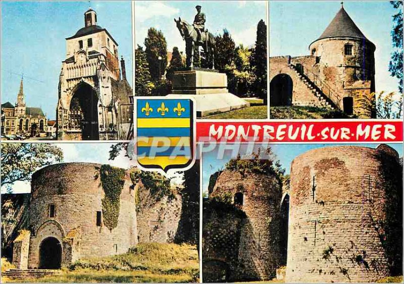 Postcard Modern Montreuil sur Mer (P & C) The Church St Saulve