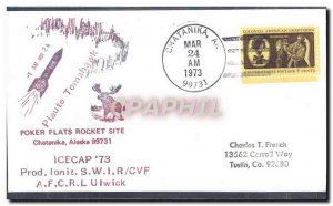 Letter US Poker Flats Rocket Site Chatanika Alaska March 24, 1973