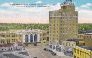 Arkansas Texarkana Union Station and Hotel McCartney 1948