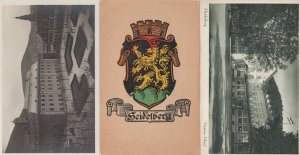 Heidelberg University Victoria Hotel Shield 3x German Old Postcard s