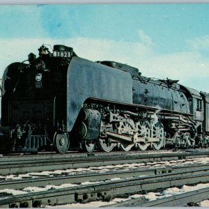 1956 Cheyenne WY Union Pacific 821 Train Locomotive Streamliner Doug Wornon A195