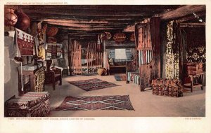 INDIAN HOPI HOUSE GRAND CANYON ARIZONA POSTCARD (c. 1905)
