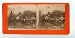 476201 ISRAEL Palestine Russian pilgrims Vintage Timon STEREO PHOTO