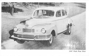 Nash Four Door 1947 Car Vintage Postcard AA12600