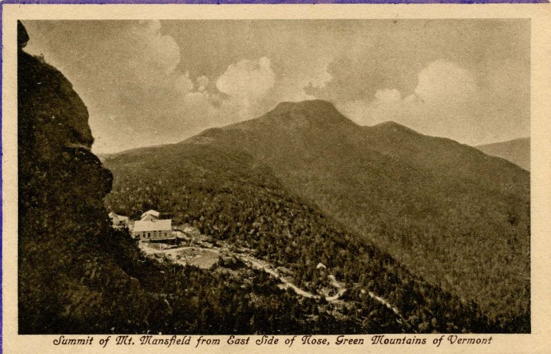 VT - Mt Mansfield. Summit from East Side of Nose