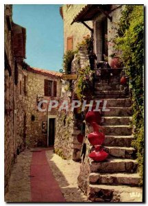 Modern Postcard The French Riviera French Riviera Eze Village Picturesque old...