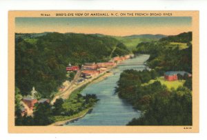 NC - Marshall. Bird's Eye View of Town & French Broad River