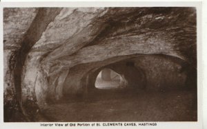 Sussex Postcard - View of St. Clements Caves - Hastings - RP - Ref TZ4084