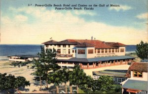 Florida Pass-A-Grille Beach The Pass-A-Grille Beach Hotel and Casino 1949 Cur...