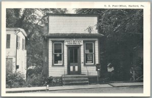 HARFORD PA POST OFFICE VINTAGE POSTCARD