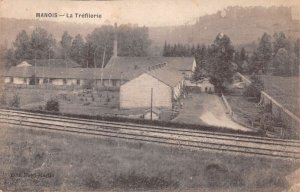 Manois France La Trefilerie Wire Drawing Workshop Vintage Postcard AA111508
