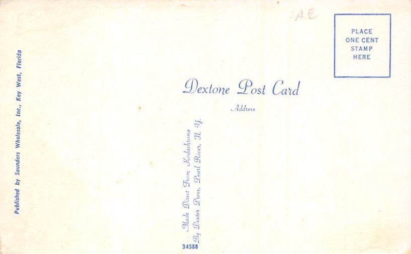 Where the Gulf and Atlantic Meet - Key West, Florida FL  