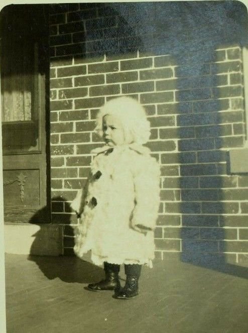 Lot Of 4 C.1910 RPPC Real Photo Postcard Adorable Children Baby Girls F31