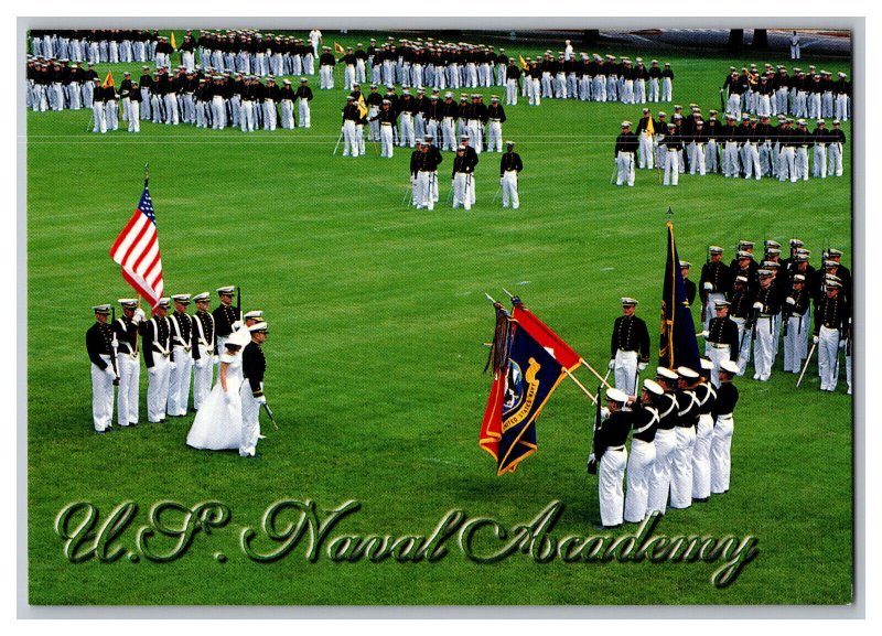 Postcard MD U.S. Naval Academy Annapolis Maryland Continental View Card