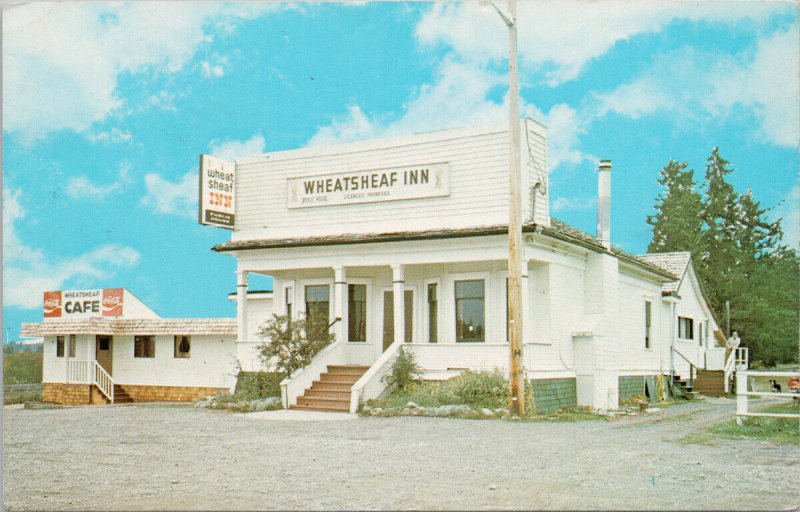 Wheatsheaf Inn Nanaimo BC Vancouver Island Wheat Sheaf Coca Cola Postcard F97