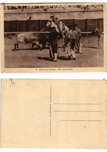 CPA Bullfighting - Course de Taureaux - Une Bonne Pique (776179)