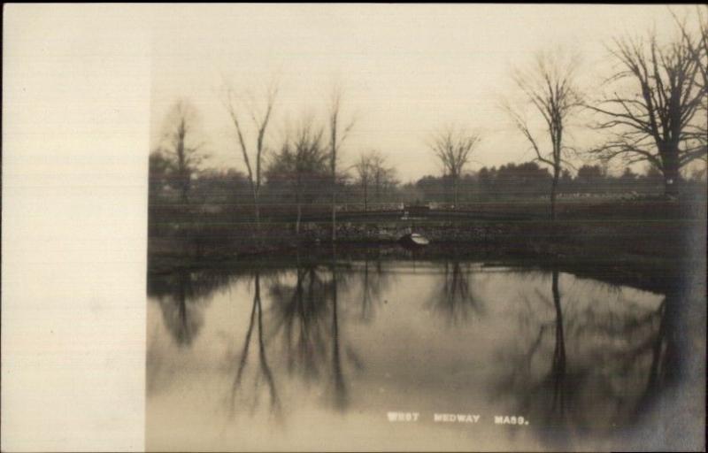West Medway MA c1905 Real Photo Postcard United States