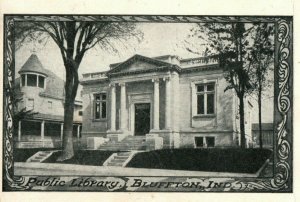 C. 1900-07 Published by The Progress Public Library, Bluffton, IN Postcard P169