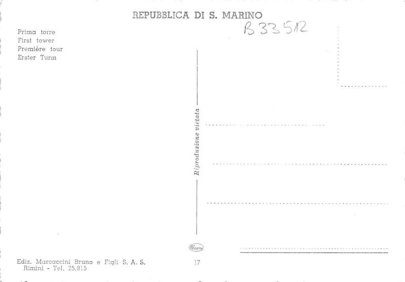 B33512 San Marino first Tower
