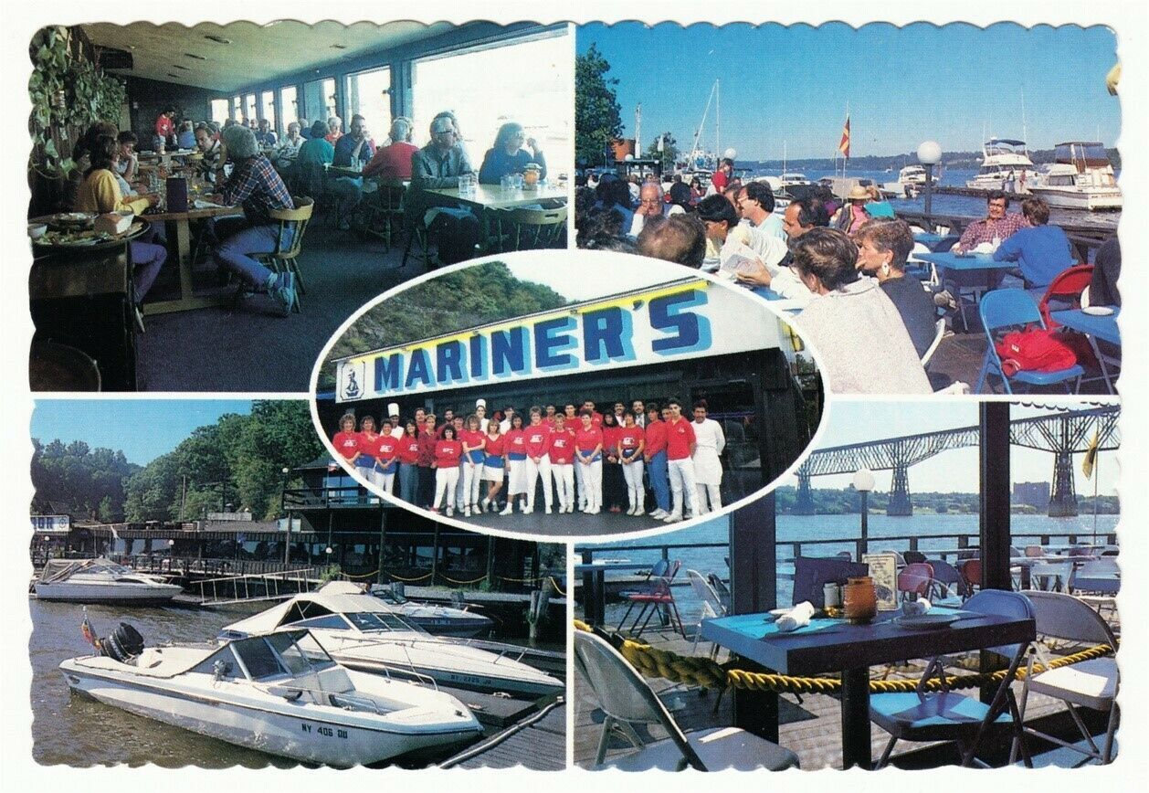 Highland NY Mariner's Harbor Restaurant Multiview Postcard 1970s1980s