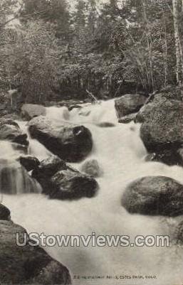 Horseshoe Falls, Fall River - Estes Park, Colorado CO