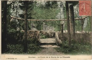 CPA GOUVIEUX - Le Canpn de la Source de La Chaussée (130795)