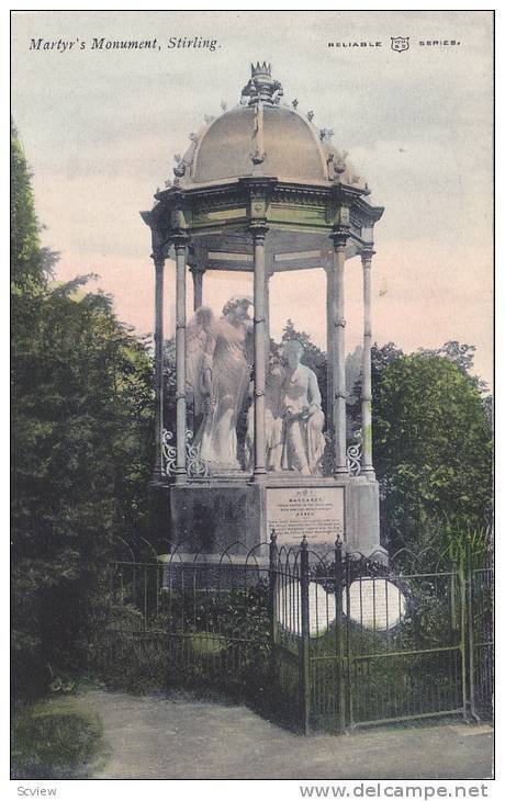 Martyr's Monument, Stirling, Scotland, UK, 1900-1910s