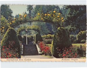 Postcard International Rose Garden, Portland, Oregon