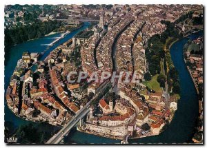 Modern Postcard Bern Aerial view