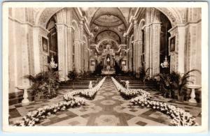 HAVANA, CUBA  Interior OUR LADY of MERCY CHURCH  Flowers for Wedding  Postcard