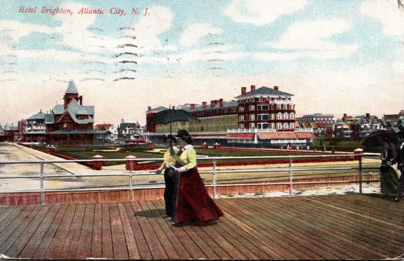 New Jersey Atlantic City Hotel Brighton 1907