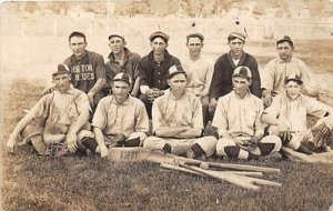 Horton Blues Baseball Real Photo 1910 very light crease top edge, some corner...