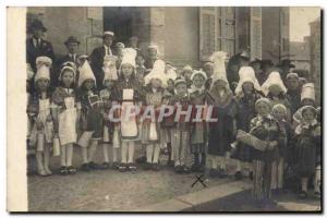 PHOTO CARD Avranches Children Folklore