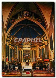 Postcard Modern Entrevaux Alp Haute Prov Inside the cathedral