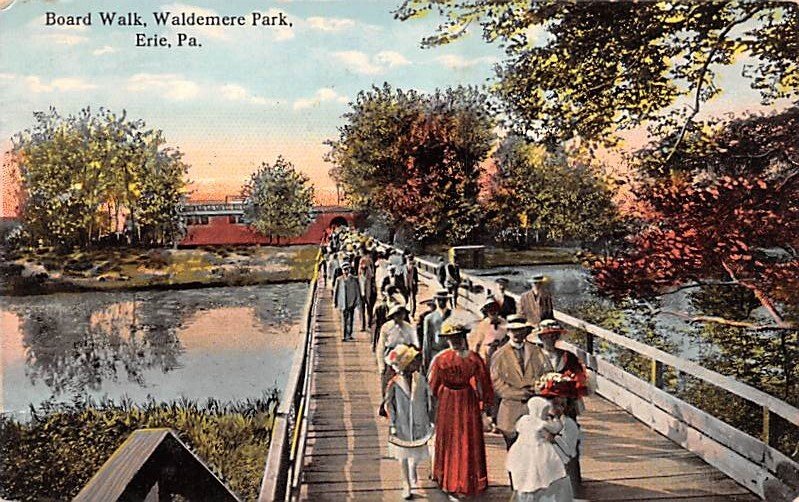 Board Walk, Waldemere Park Erie, Pennsylvania PA