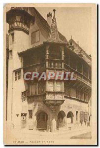 Old Postcard Colmar Pfister house