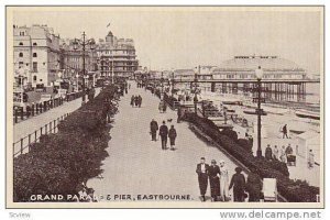 Bird's Eye View, Grand Parade & Pier, Eastbourne, Sussex, England, United Kin...